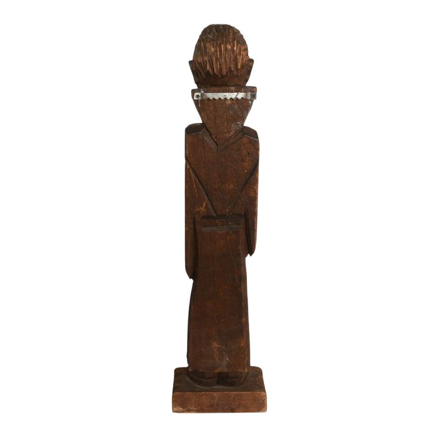 Guatemalan Hand-Carved Saint Pedro de San José de Betancur Wooden Figurine-7