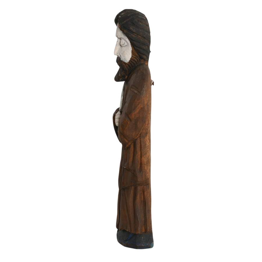 Spanish Hand-Carved Saint Paul Figurine-5