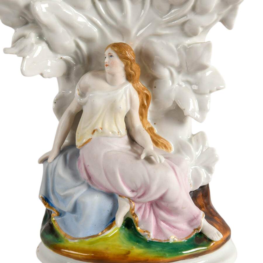 Pair of Antique Porcelain Figures-7