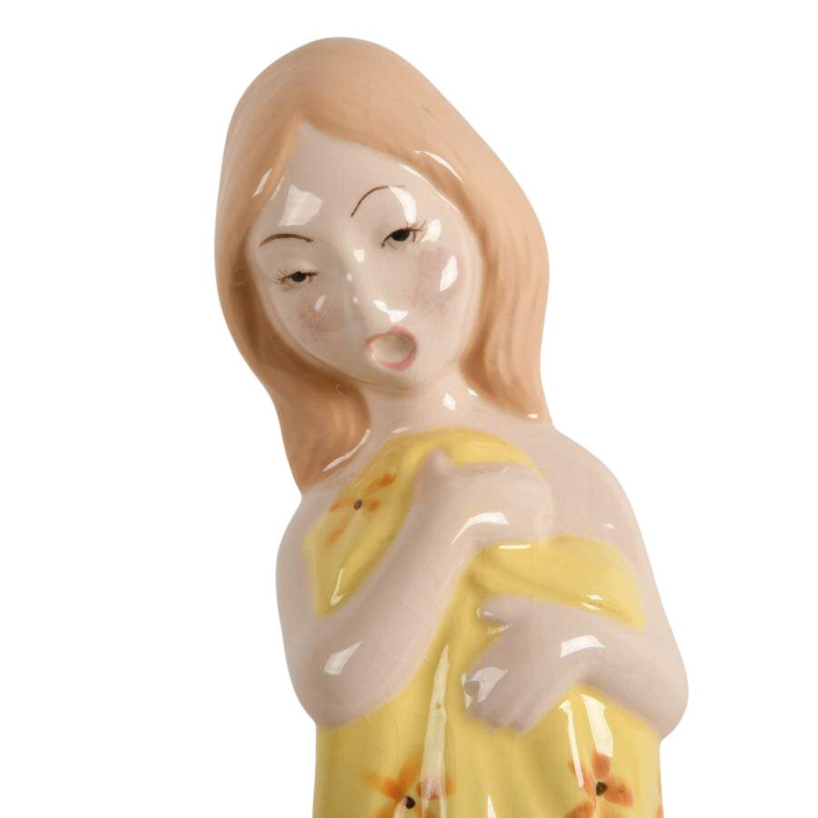 Signed Ruth Auctien Counting Game Porcelain Figurine-2