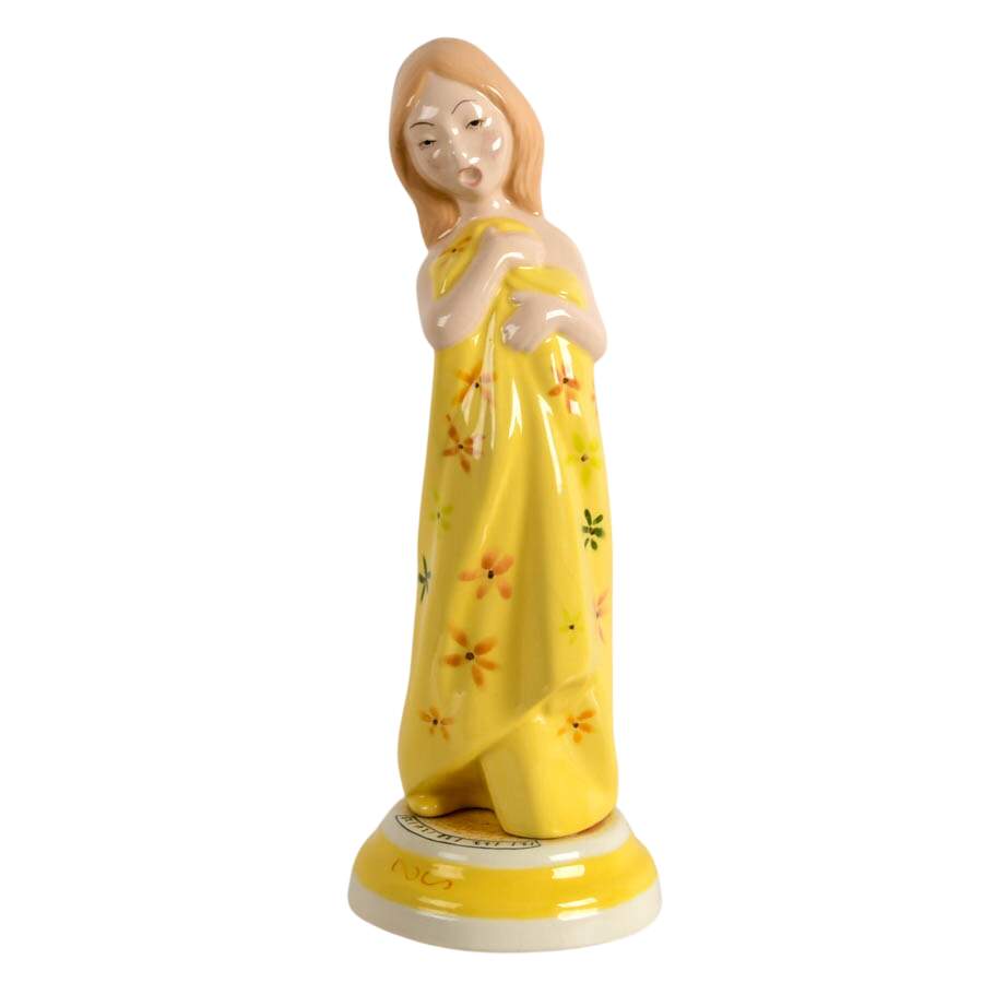 Signed Ruth Auctien Counting Game Porcelain Figurine-1