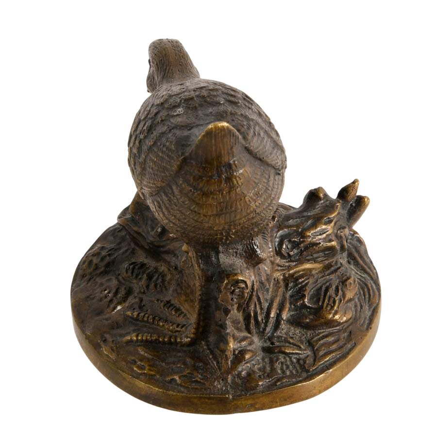 Spelter Shorebird Figure After Isidore Jules Bonheu-4