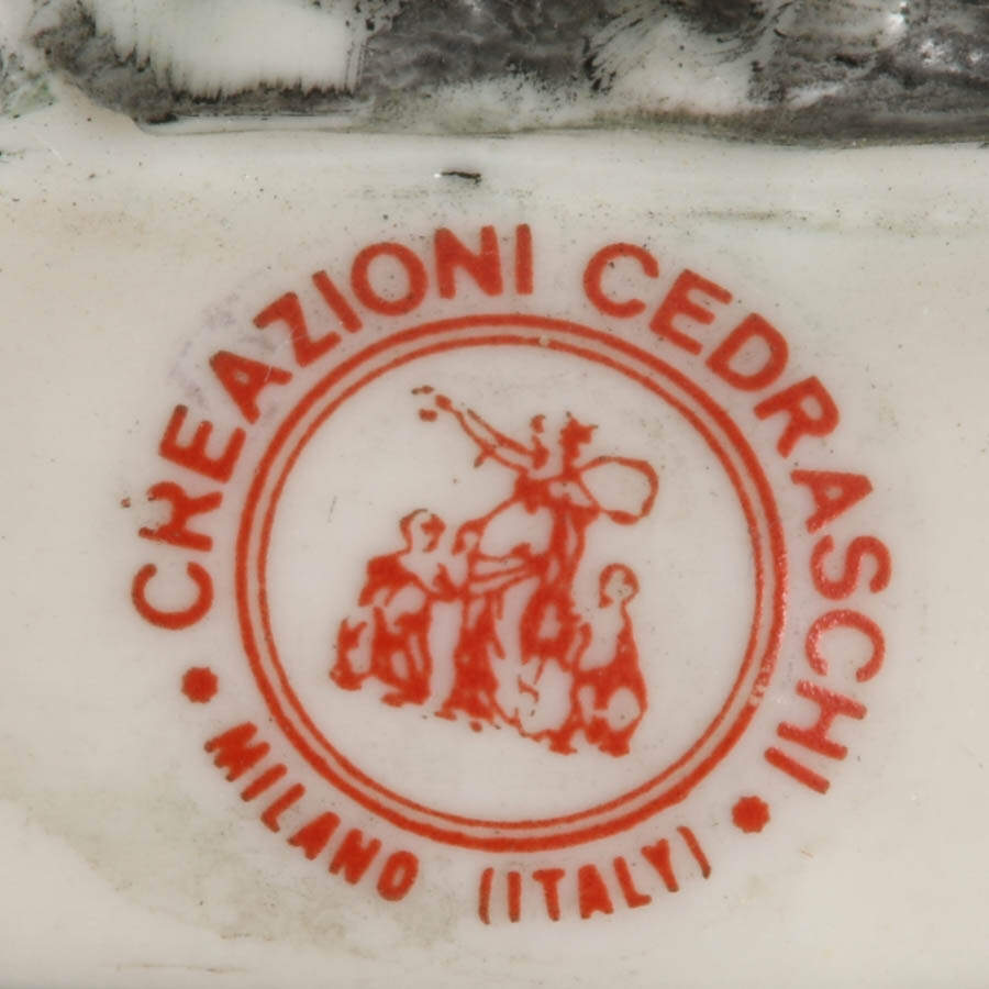 Signed Creazioni Cedraschi Porcelain Hobo Figurine-9