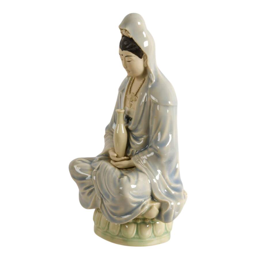 Chinese Guan Yin Porcelain Figure-2