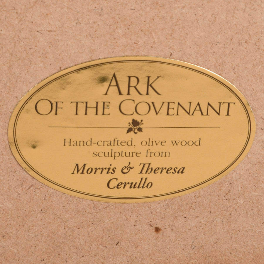 Hand-Crafted Olive Wood Art of the Covenant by Morris & Theresa Cerullo-8