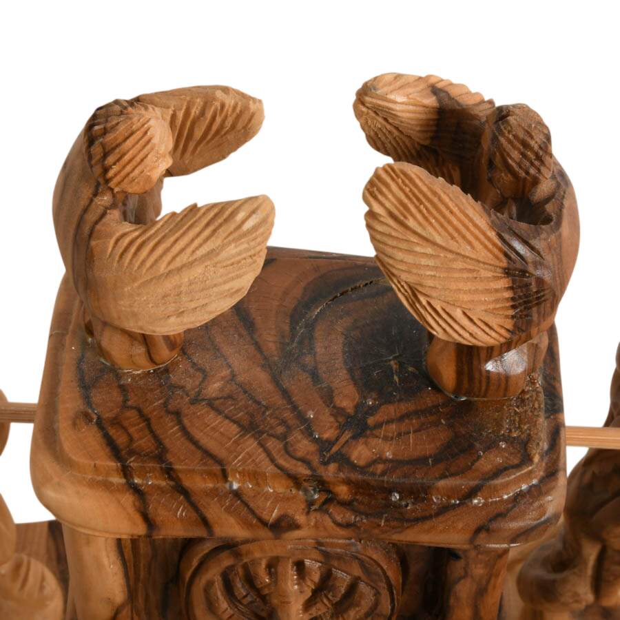 Hand-Crafted Olive Wood Art of the Covenant by Morris & Theresa Cerullo-6