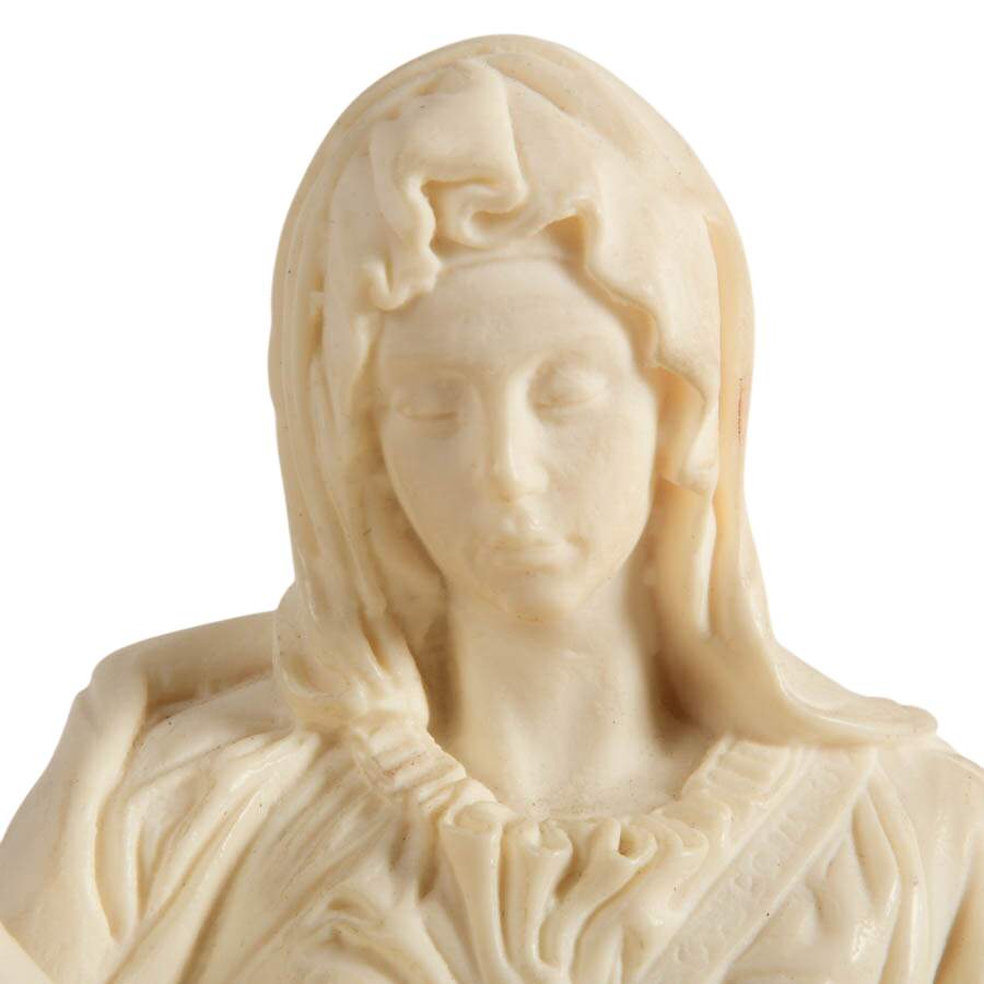Michelangelo's Pietà Resin and Stone Sculpture-7