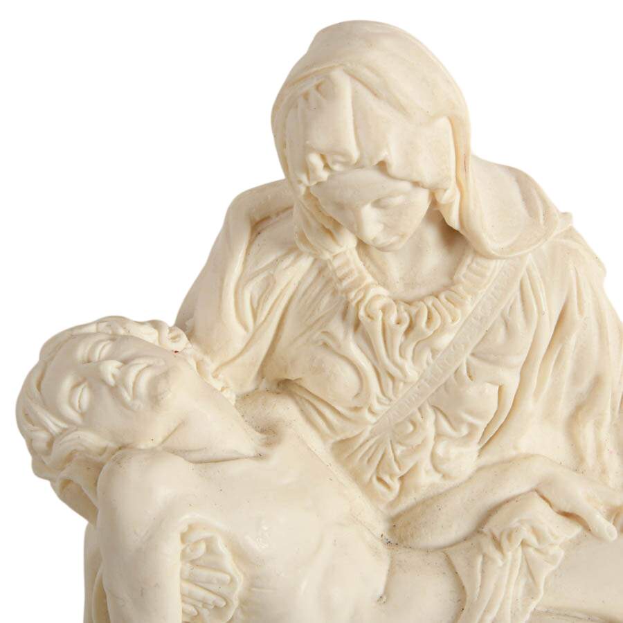 Michelangelo's Pietà Resin and Stone Sculpture-6