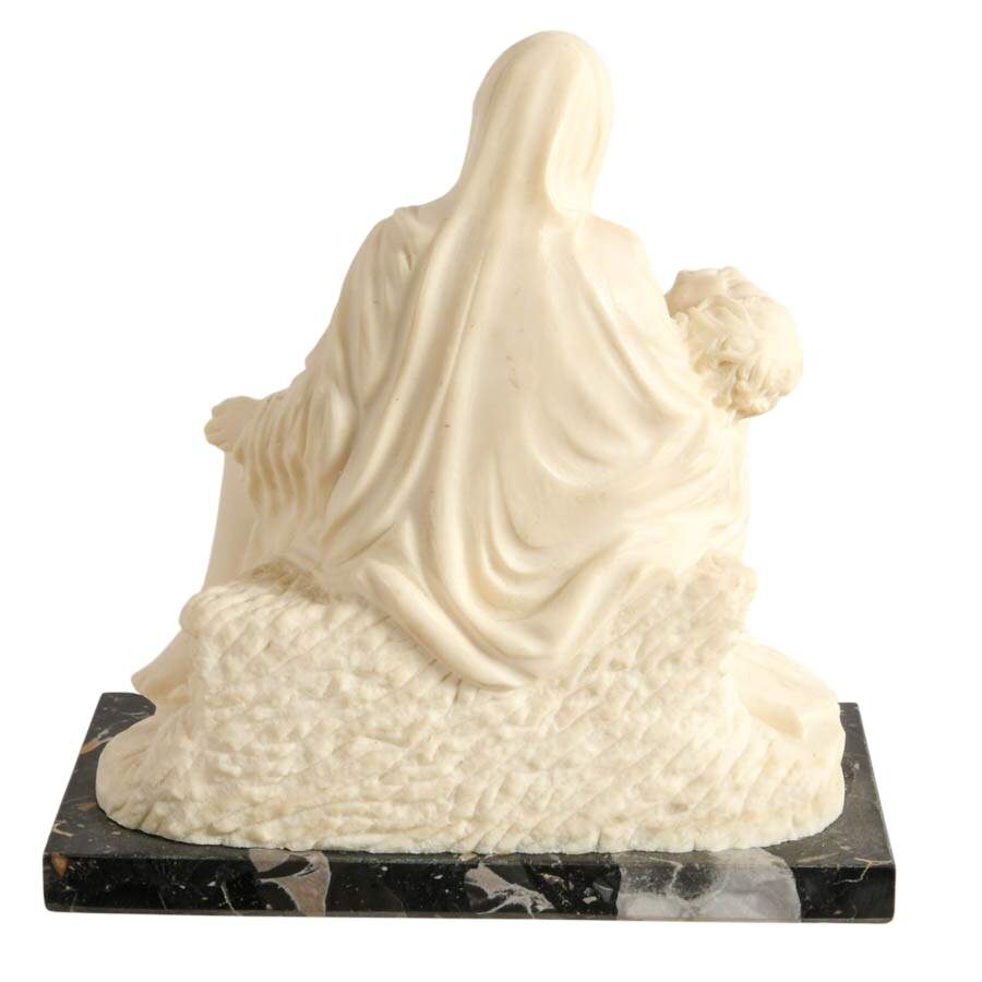 Michelangelo's Pietà Resin and Stone Sculpture-4
