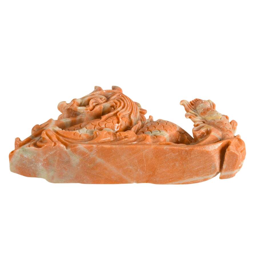 Hand-Carved Chinese Stone Dragon-8