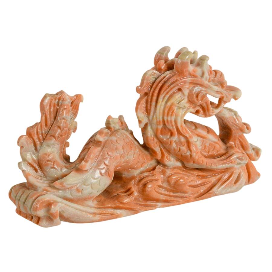 Hand-Carved Chinese Stone Dragon-3