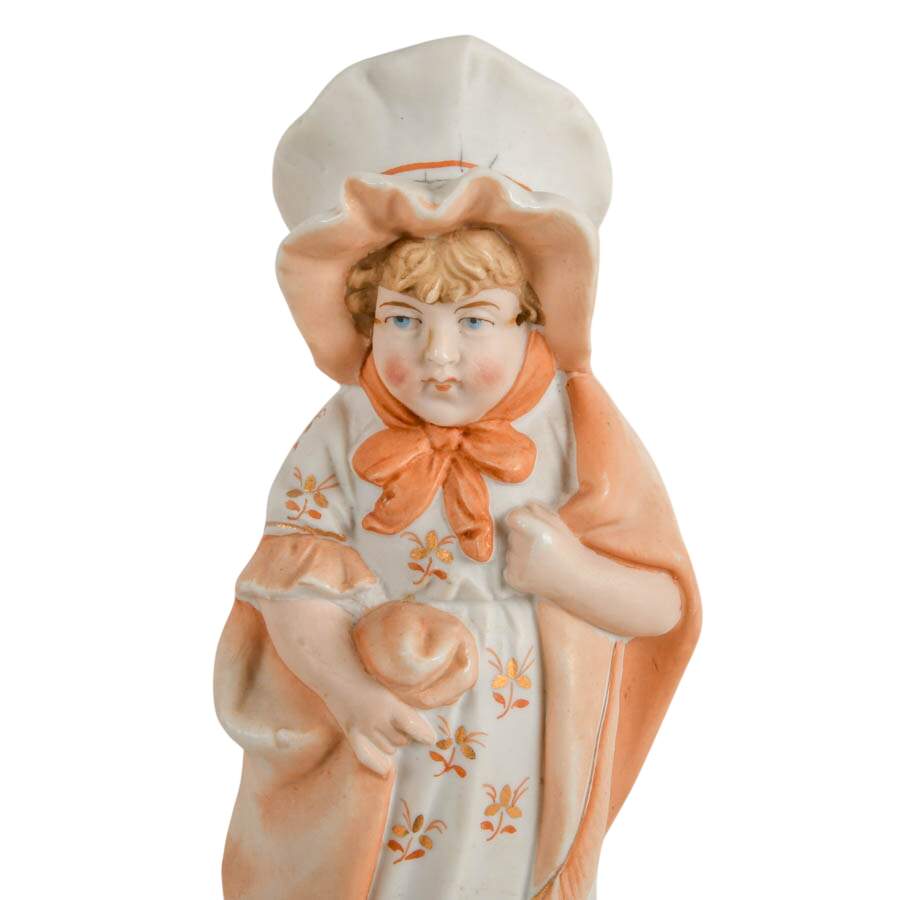 Antique Pair of German Bisque Sibling Figures-6