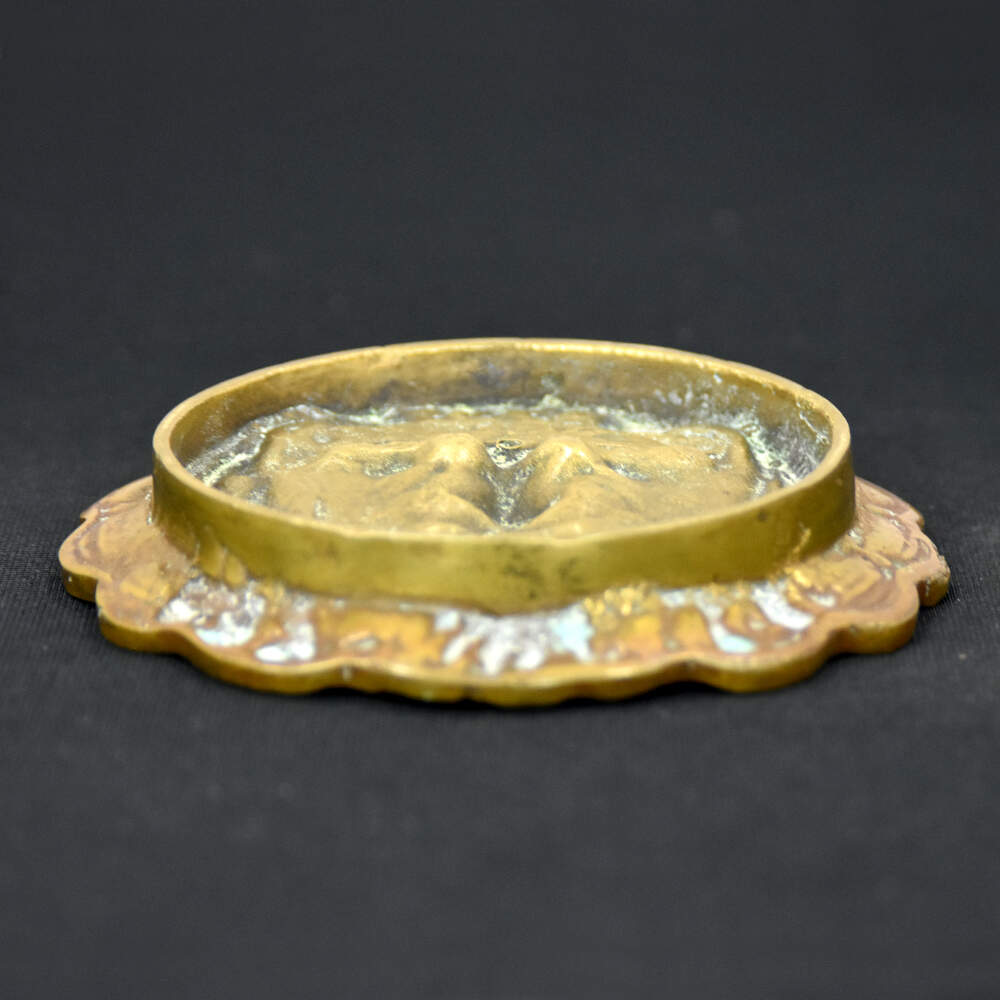 Antique Devil's Face Tabletop Ashtray-5