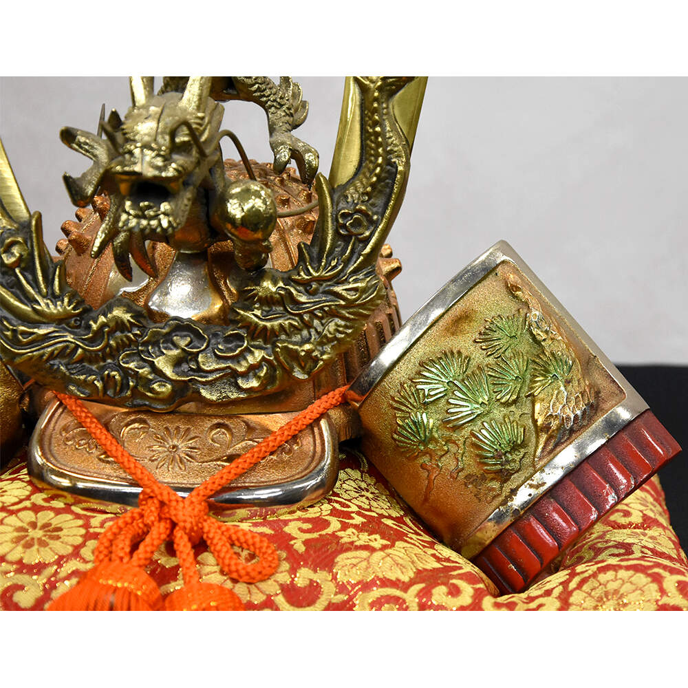 Children's Day Great Dragon Samurai Kabuto Decoration Helmet-7