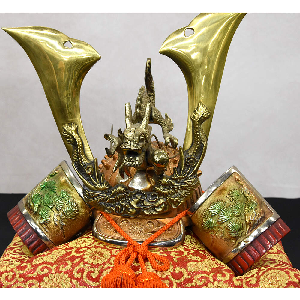 Children's Day Great Dragon Samurai Kabuto Decoration Helmet-6