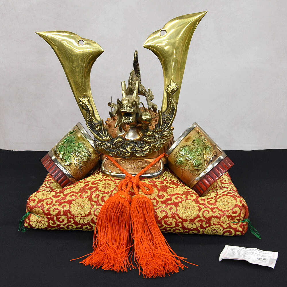 Children's Day Great Dragon Samurai Kabuto Decoration Helmet-1