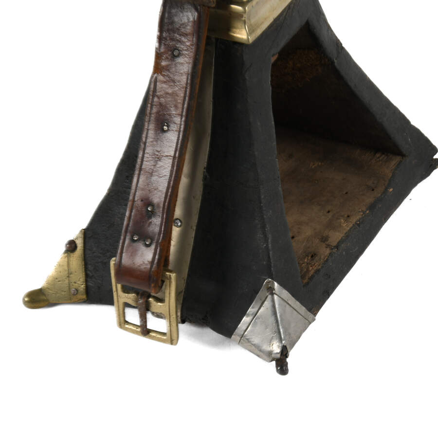 Antique Pair of Leather South American Gaucho Stirrups-5