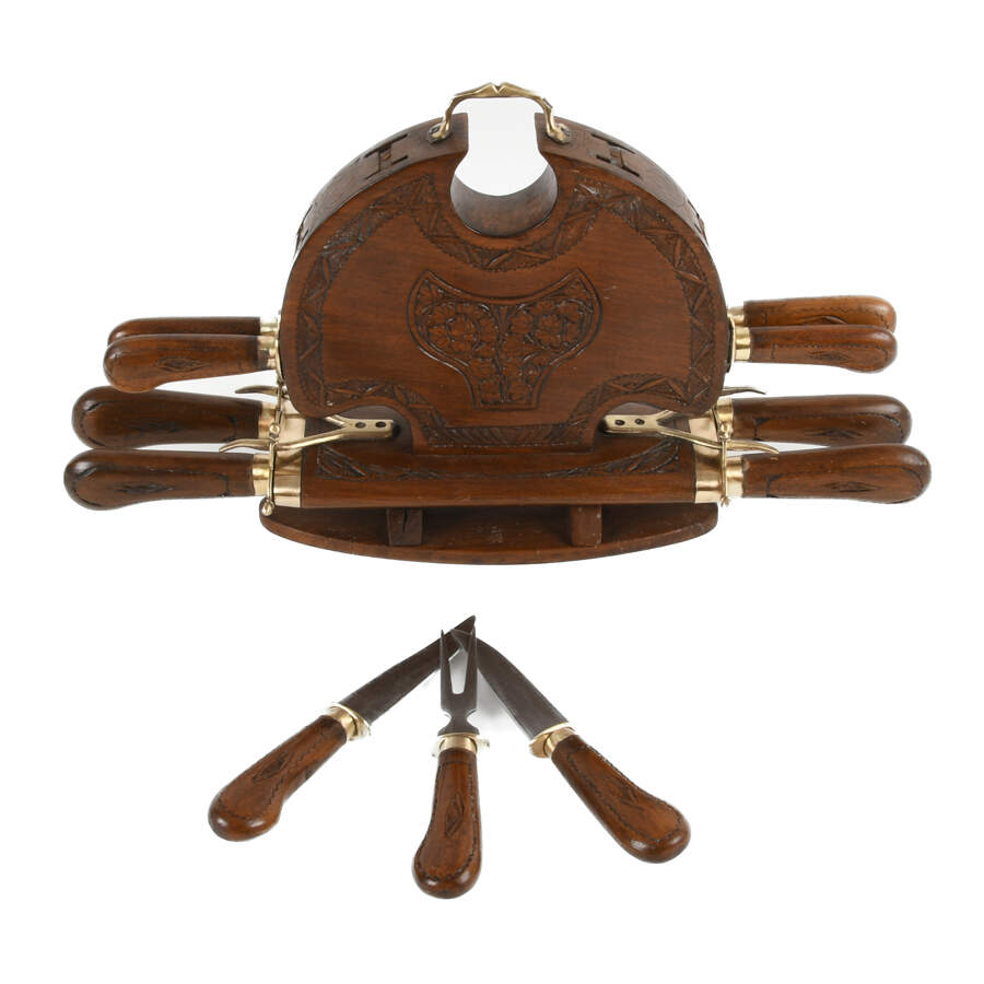 Wood Indian Carving Knife Set-5
