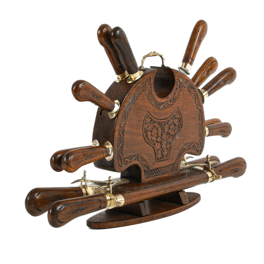 Wood Indian Carving Knife Set-3