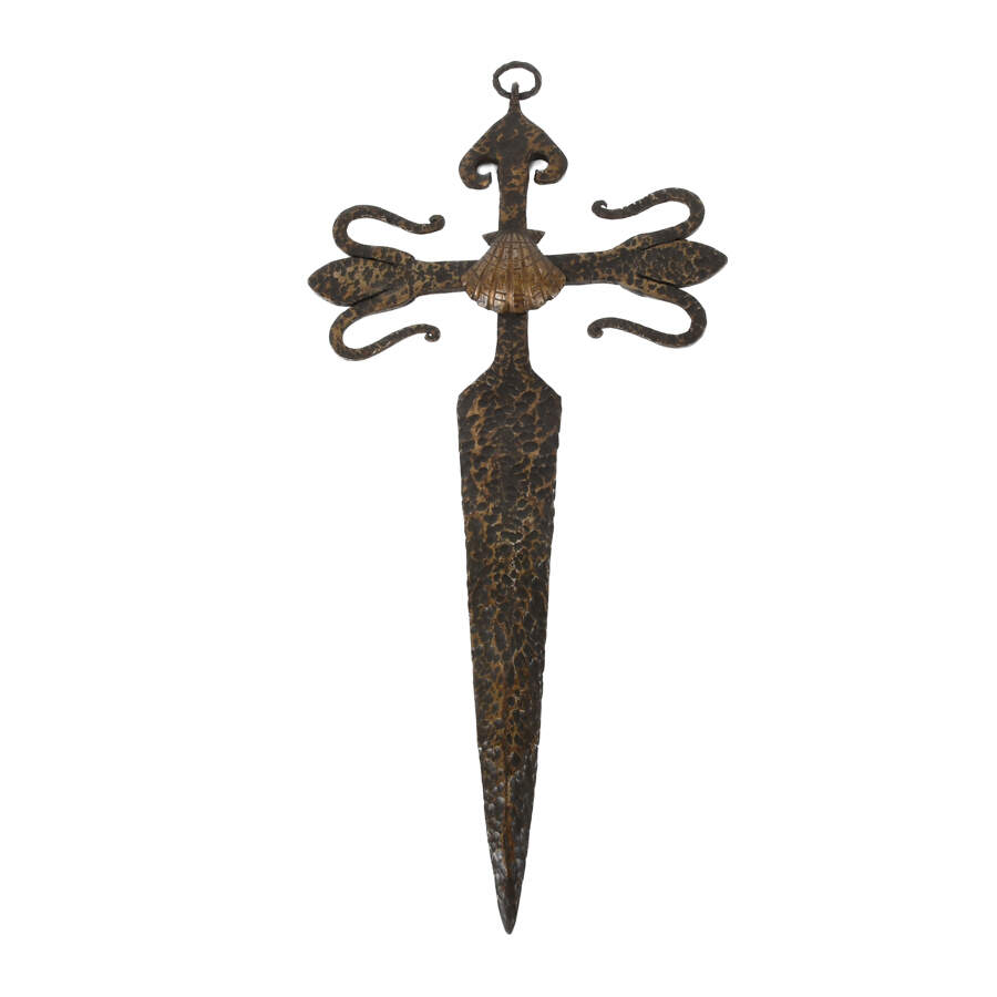 Cast Metal Decorative Cross Dagger-2