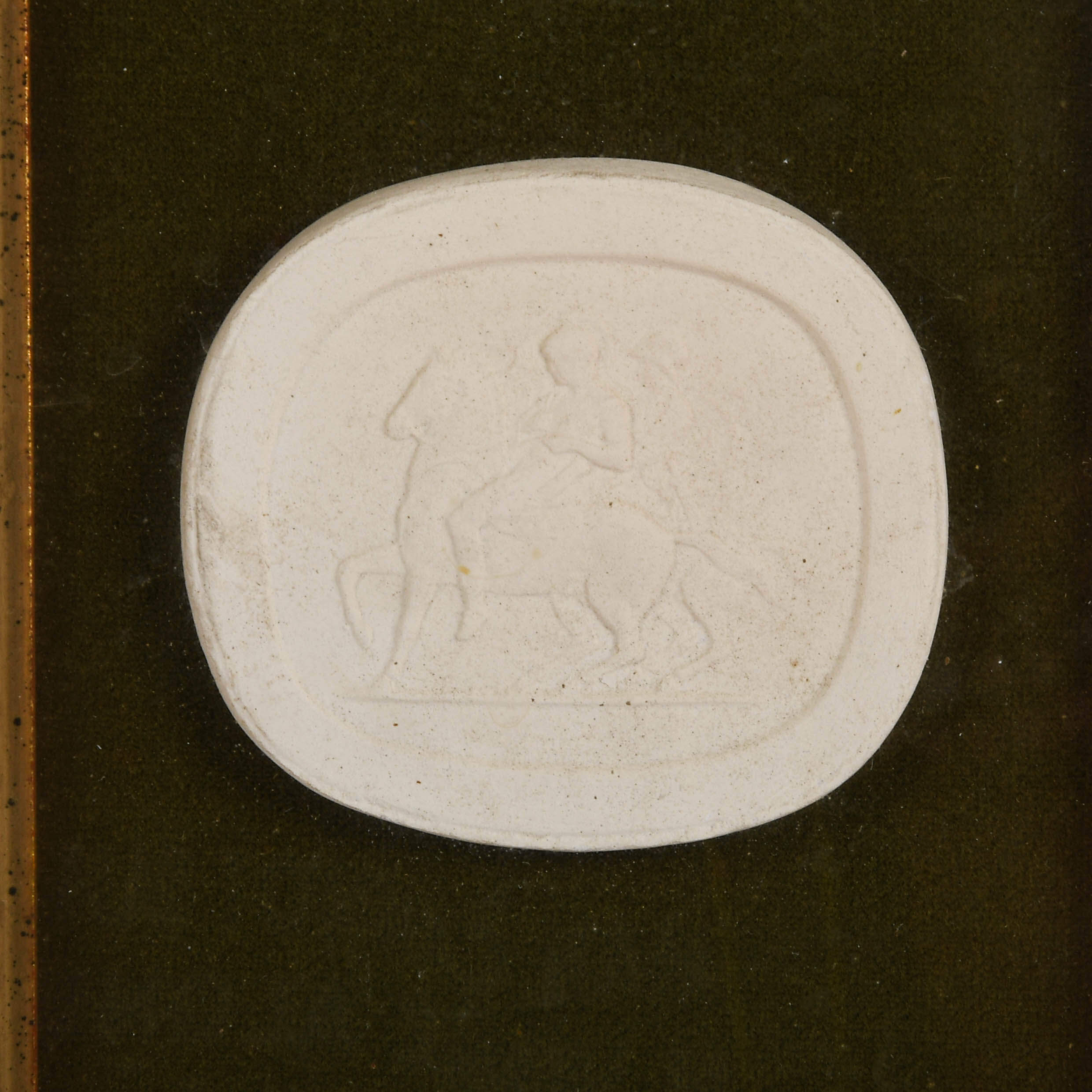 Framed Pair of Military Medallions-2