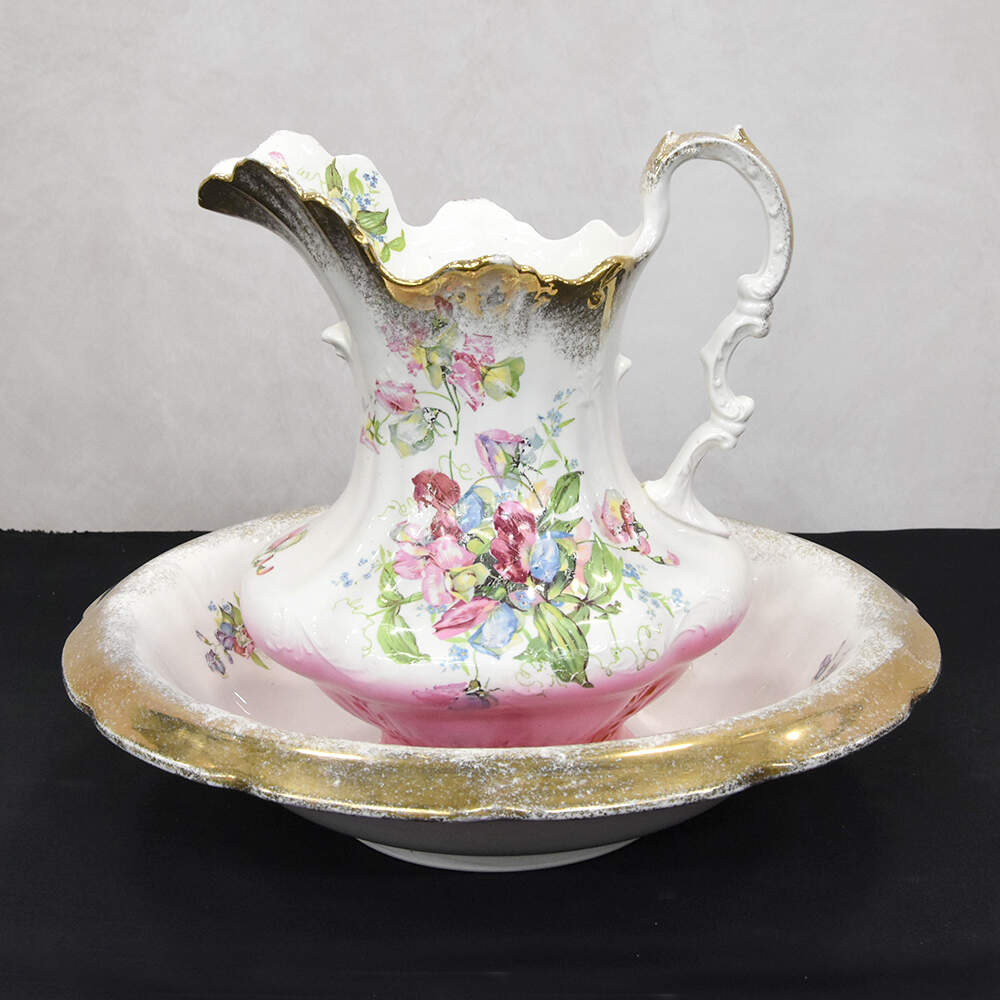 Sterling China Sweet Pea 7-Piece Toilet Set-3