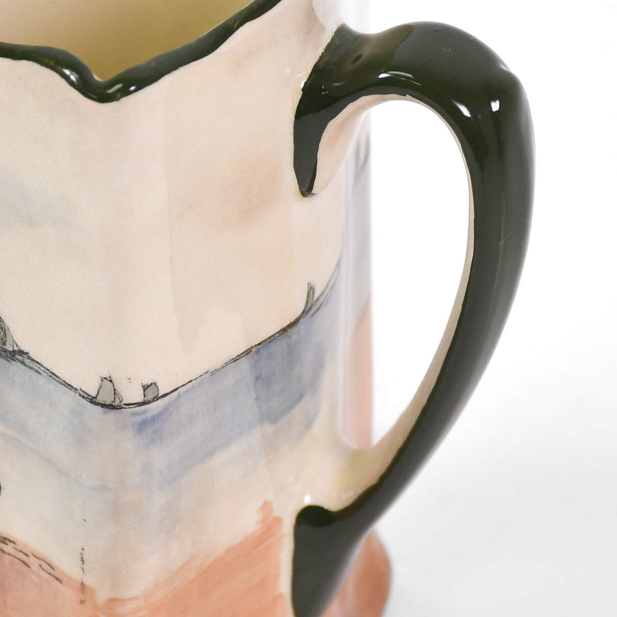 Antique Royal Doulton Brittany Fisherfolk Pitcher-6
