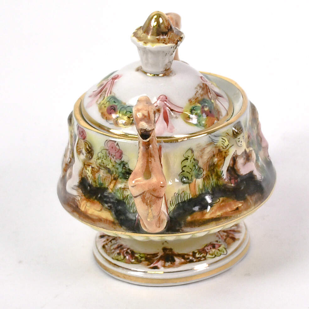 Capodimonte MAS Dragons and Cupids Tea Set-10