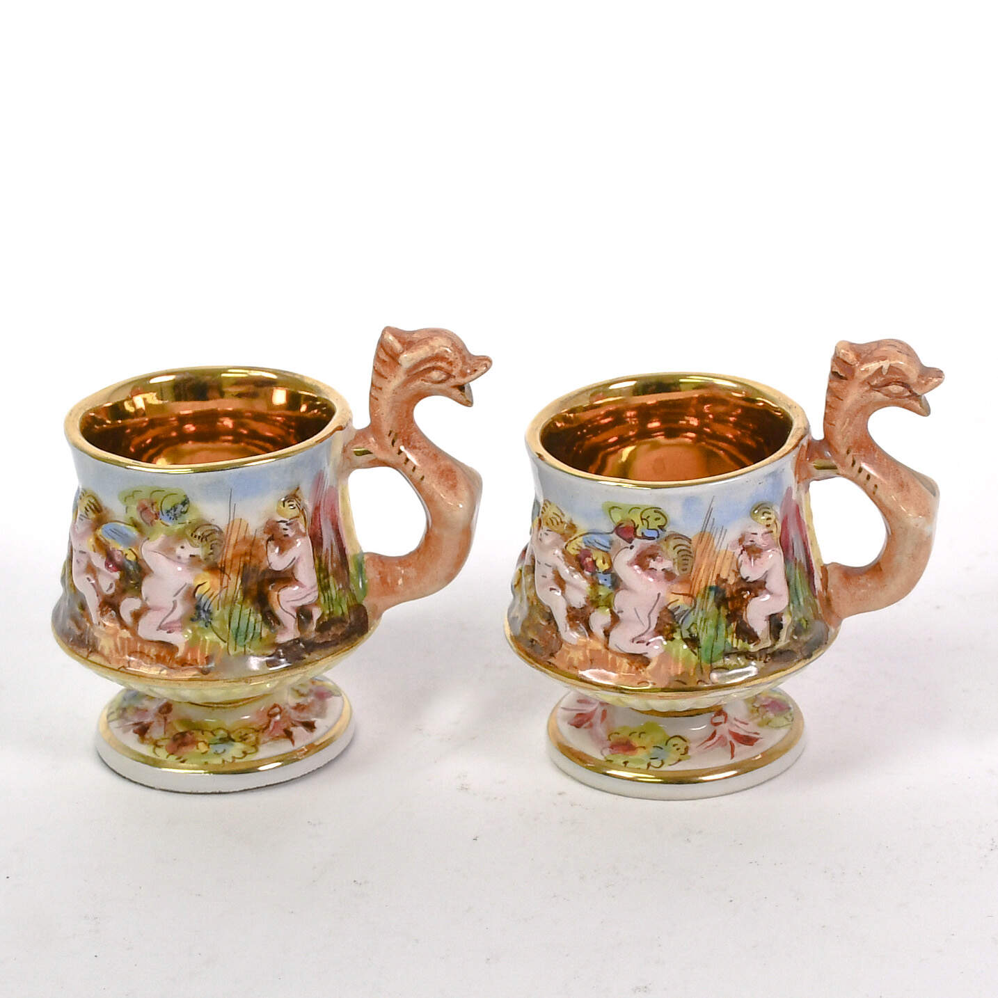 Capodimonte MAS Dragons and Cupids Tea Set-2