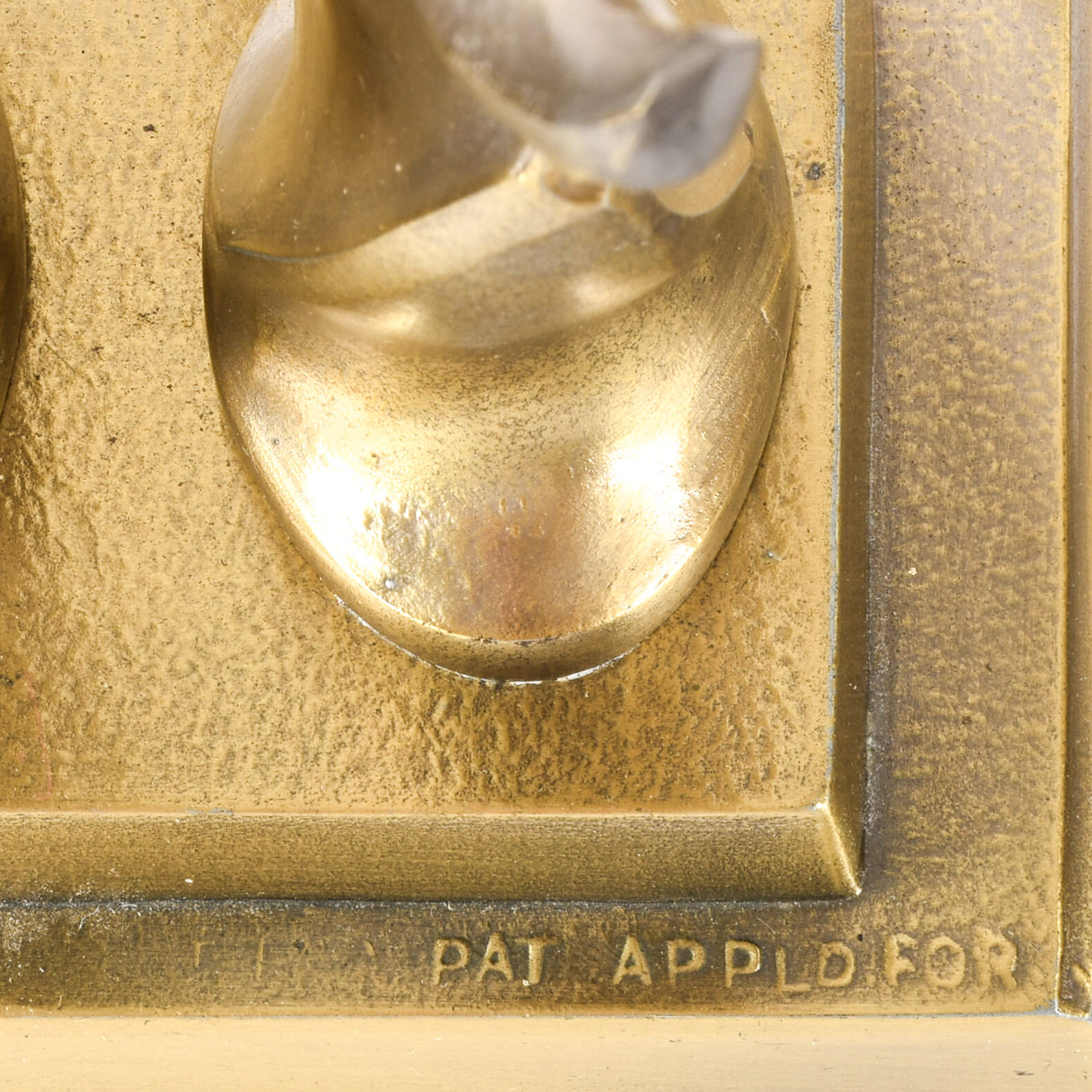 Frankart Gold Tone Stallion Bookends-7