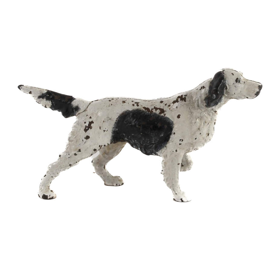 Antique Cast Iron Setter Dog Doorstop-1