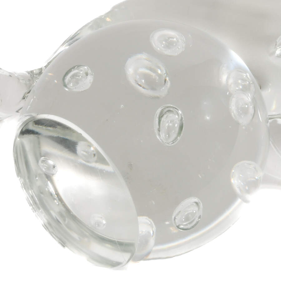 Signed Crystal Figurine of Seal on Ball-6
