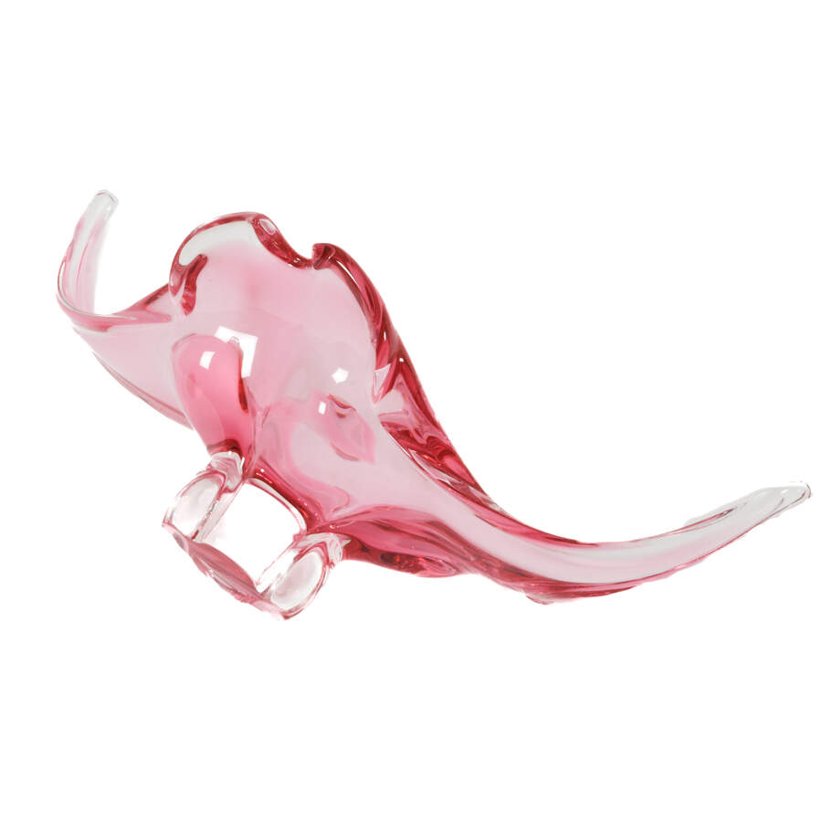 Josef Hospodka Pink Glass Centerpiece-6
