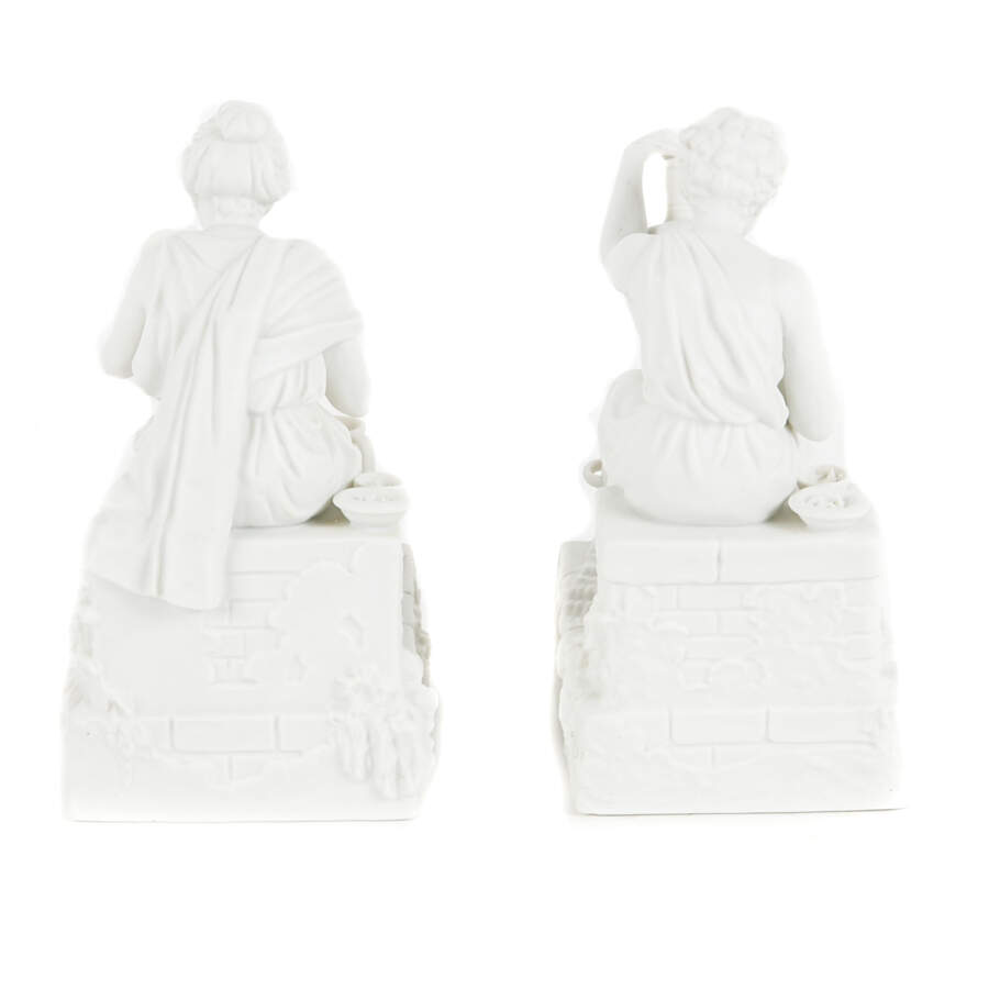 Pair of Royal Crown Original Arnart Creations Bisque Bookends-3