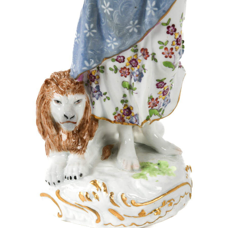 Pair of French Porcelain Figures in the Style of Meissen-5