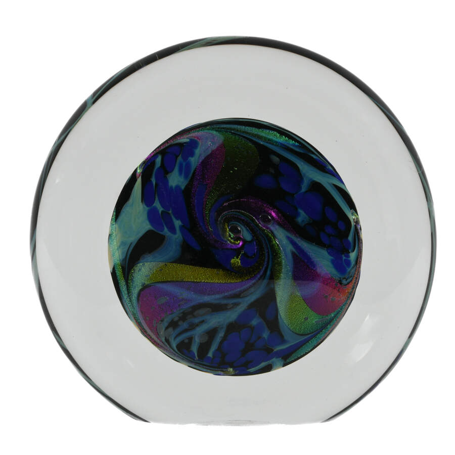 1997 Rollin Karg Art Glass Sphere-2