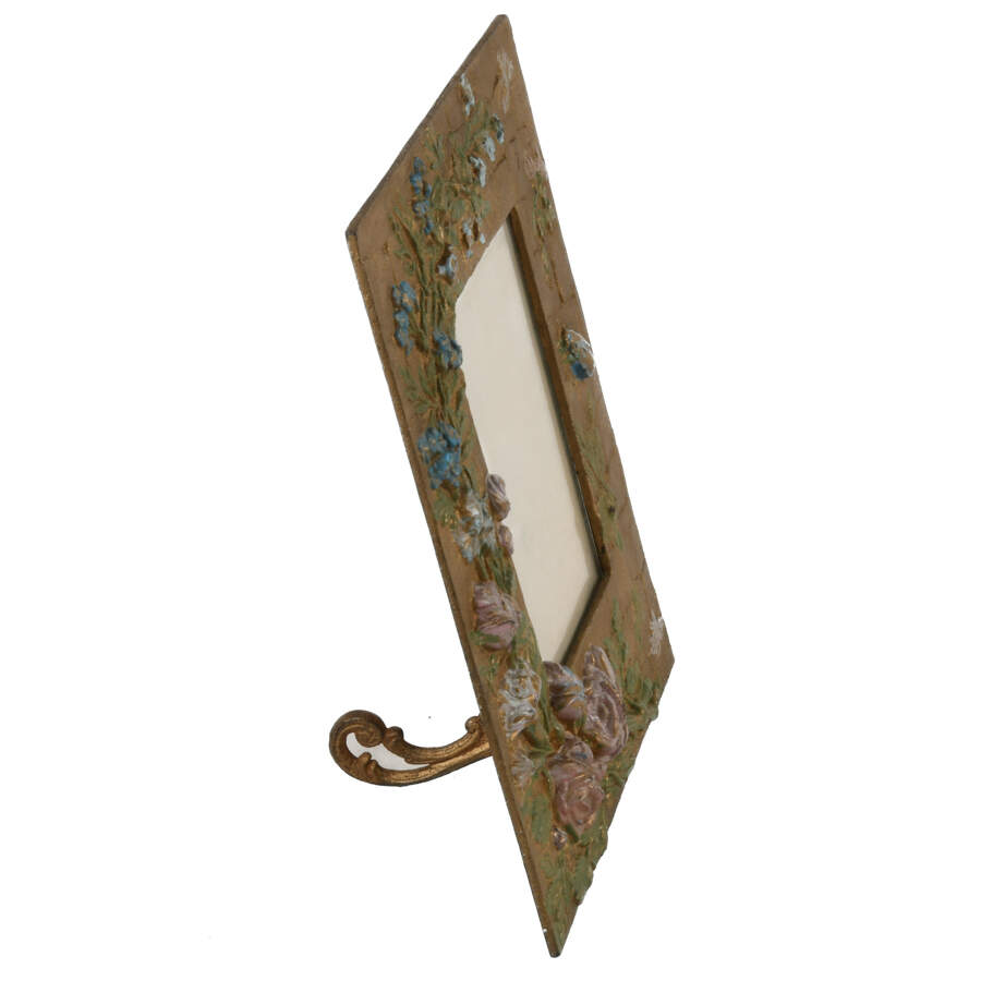 Antique Art Nouveau High Relief Art Garden Frame-3