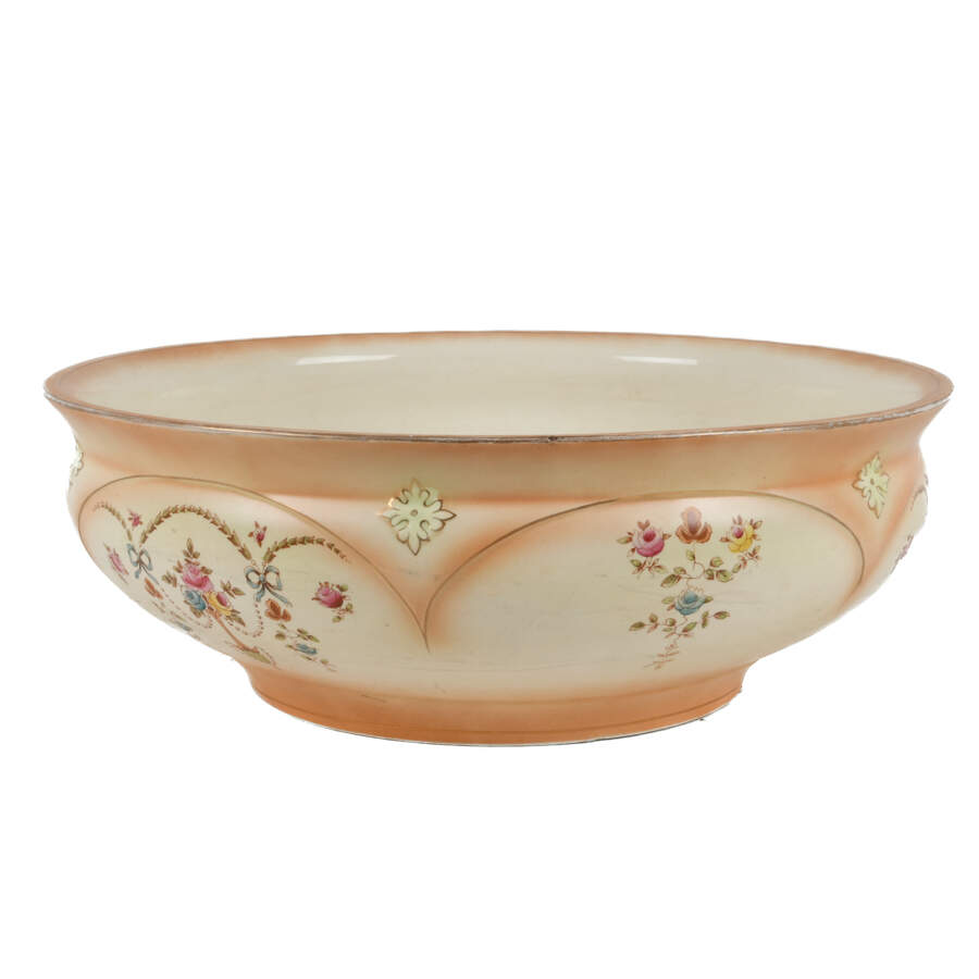Antique Victorian Crown Devon Wash Basin Set-8