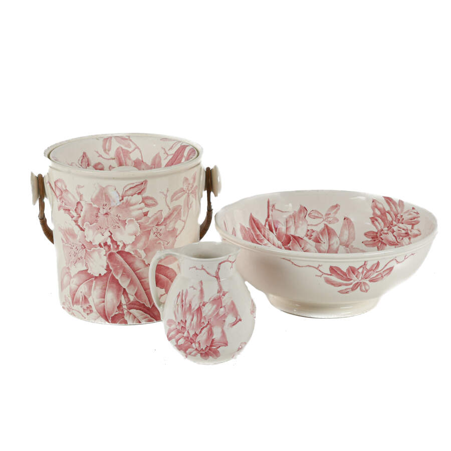 English  Transferware Wash Set-1