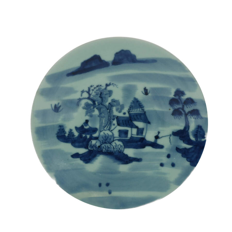 Antique Chinese Blue and White Plate-4
