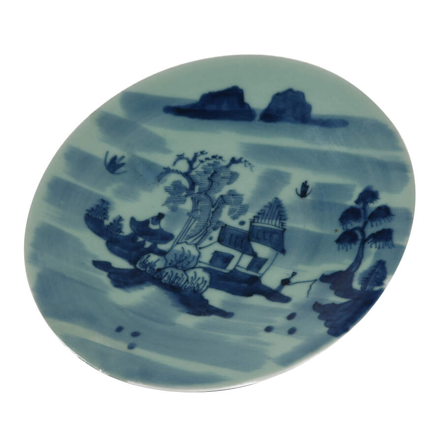 Antique Chinese Blue and White Plate-2