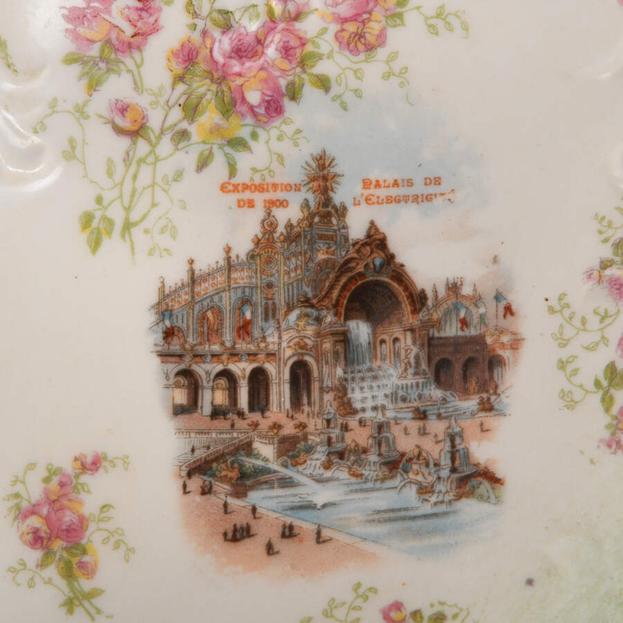 Antique Russian Hand-Painted 1900 Paris Exposition Relish Dish-6