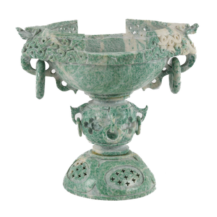 Carved Jade Incense Censer Burner-3