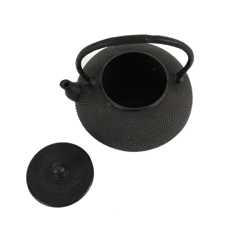 Antique Japanese Cast Iron Tea Kettle-5