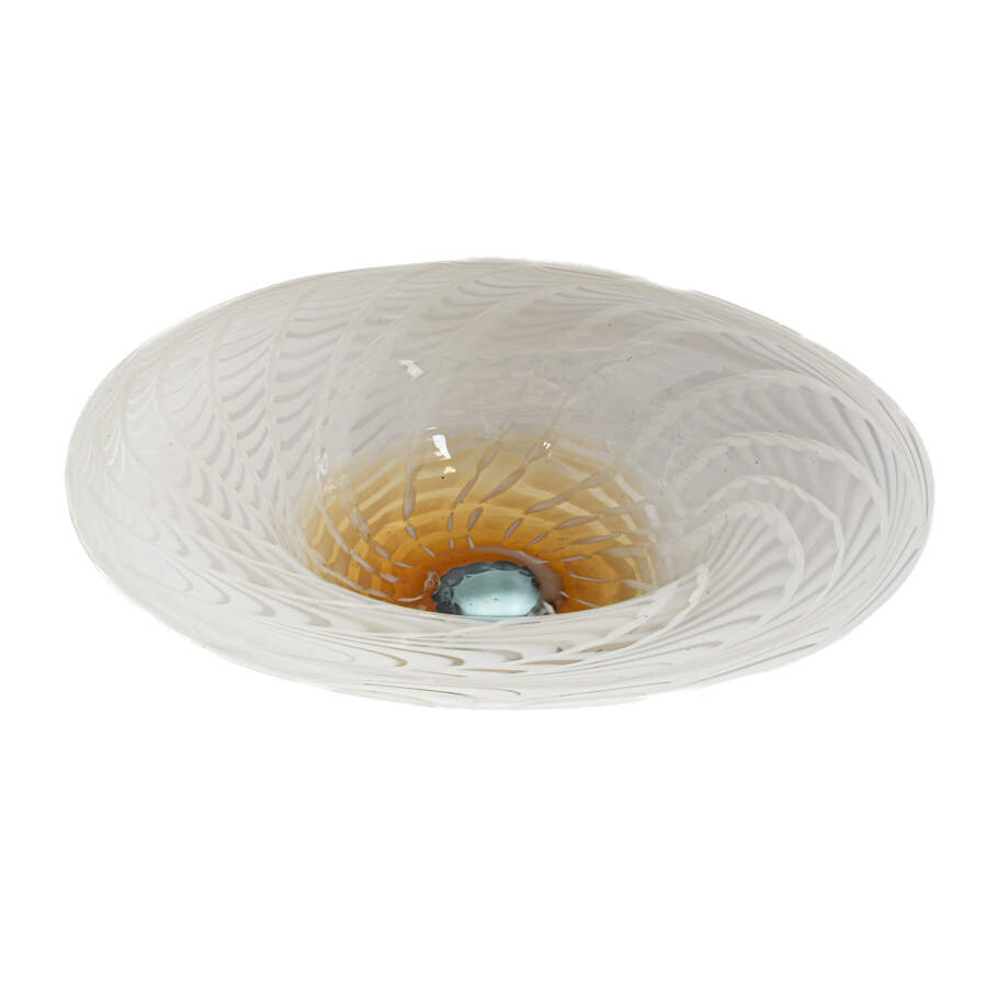 Italian Glass Center Bowl-1