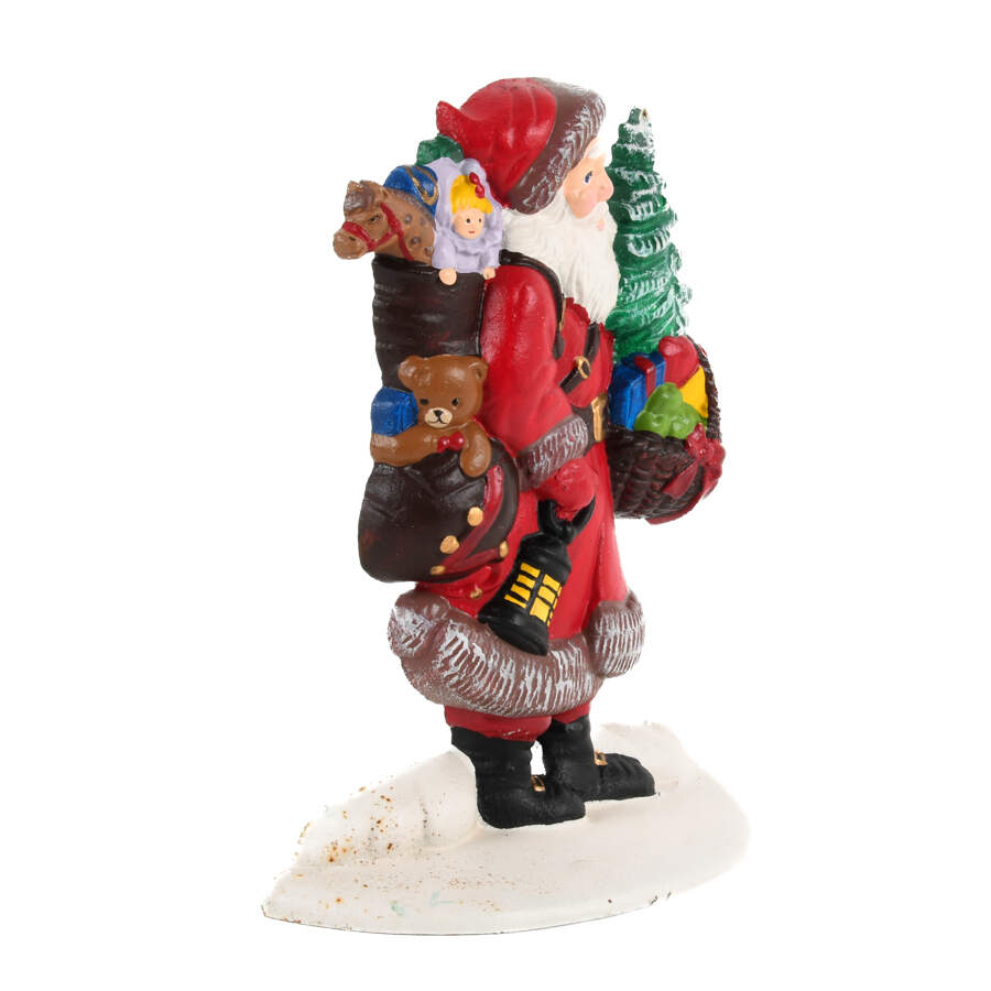 Santa Cast Iron Doorstop-5