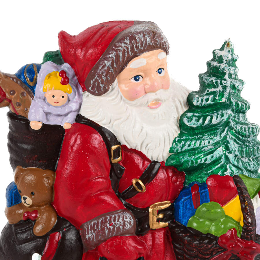 Santa Cast Iron Doorstop-2
