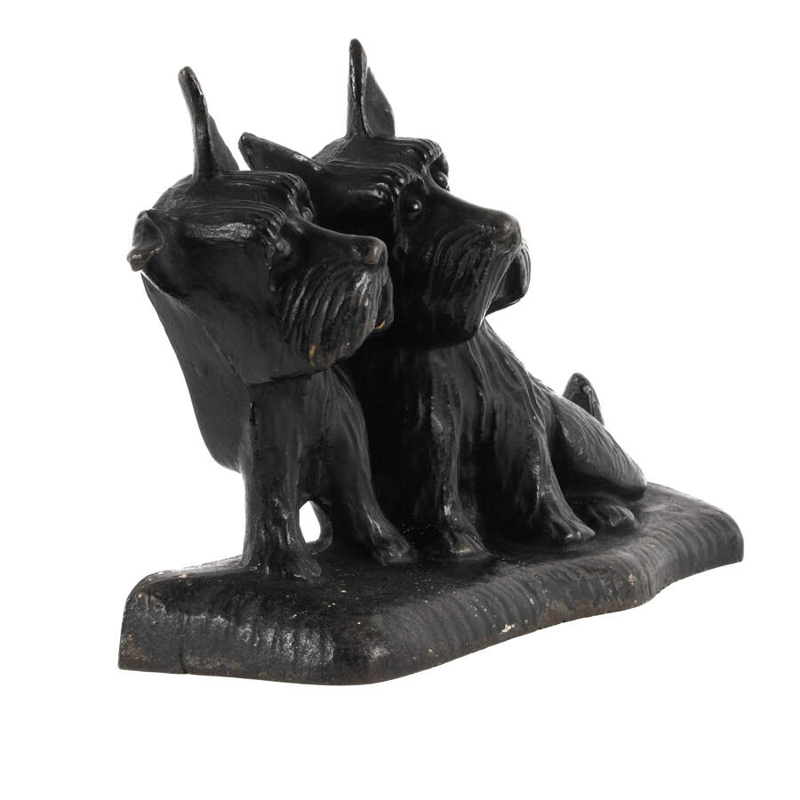 Cast Iron Scotty Dogs Door Stopper-6