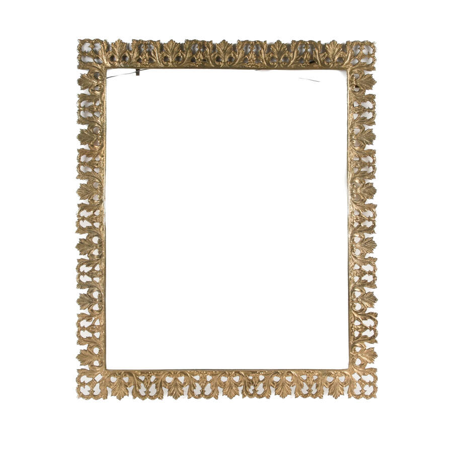 Antique Cast Metal Picture Frame-1