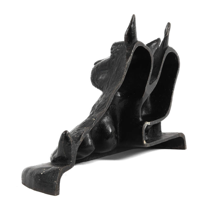 Cast Iron Scotty Dogs Door Stopper-2